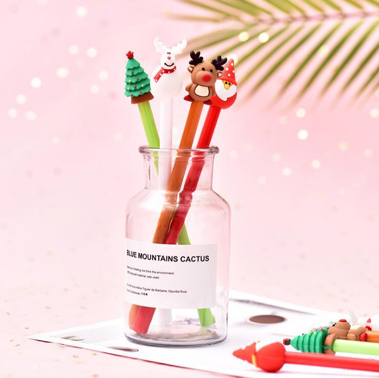 Wholesale Plastic Christmas Series Gel Pens